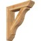 Ekena Millwork Funston Slat Rough Sawn Bracket w/ Offset Brace, Western Red Cedar, 8"W x 36"D x 40"H BKT0806X36X40FST06RWR - alternate 1